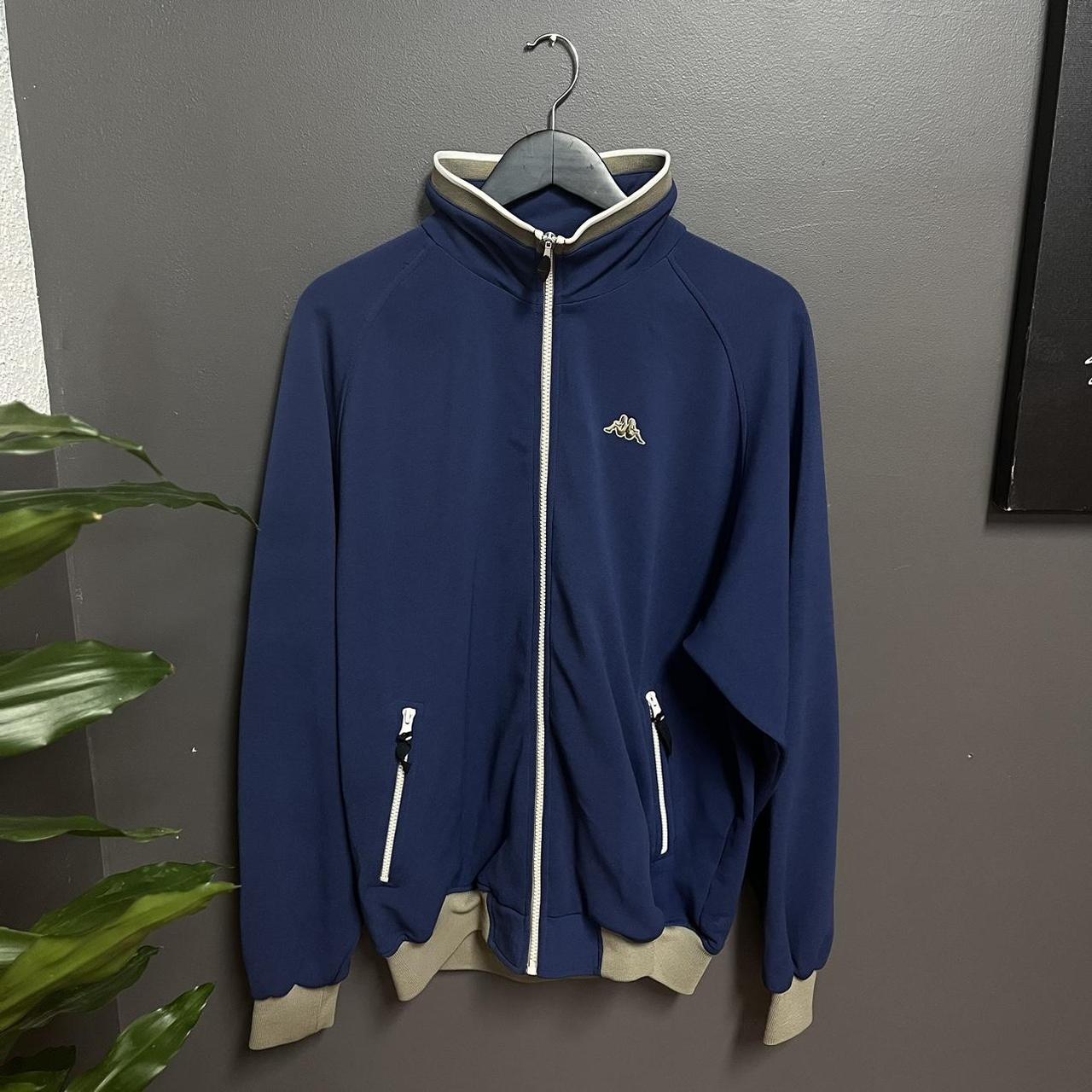 Kappa track sales jacket blue