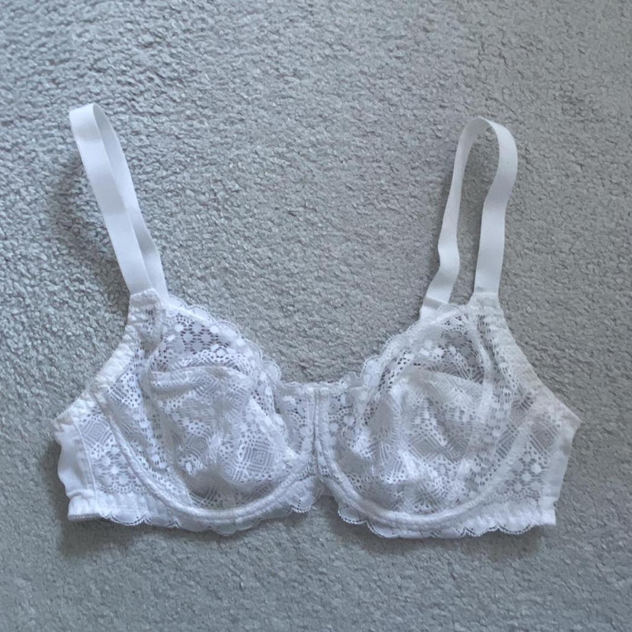 Primark lace wired bra Size 36DD Worn once Would fit... - Depop