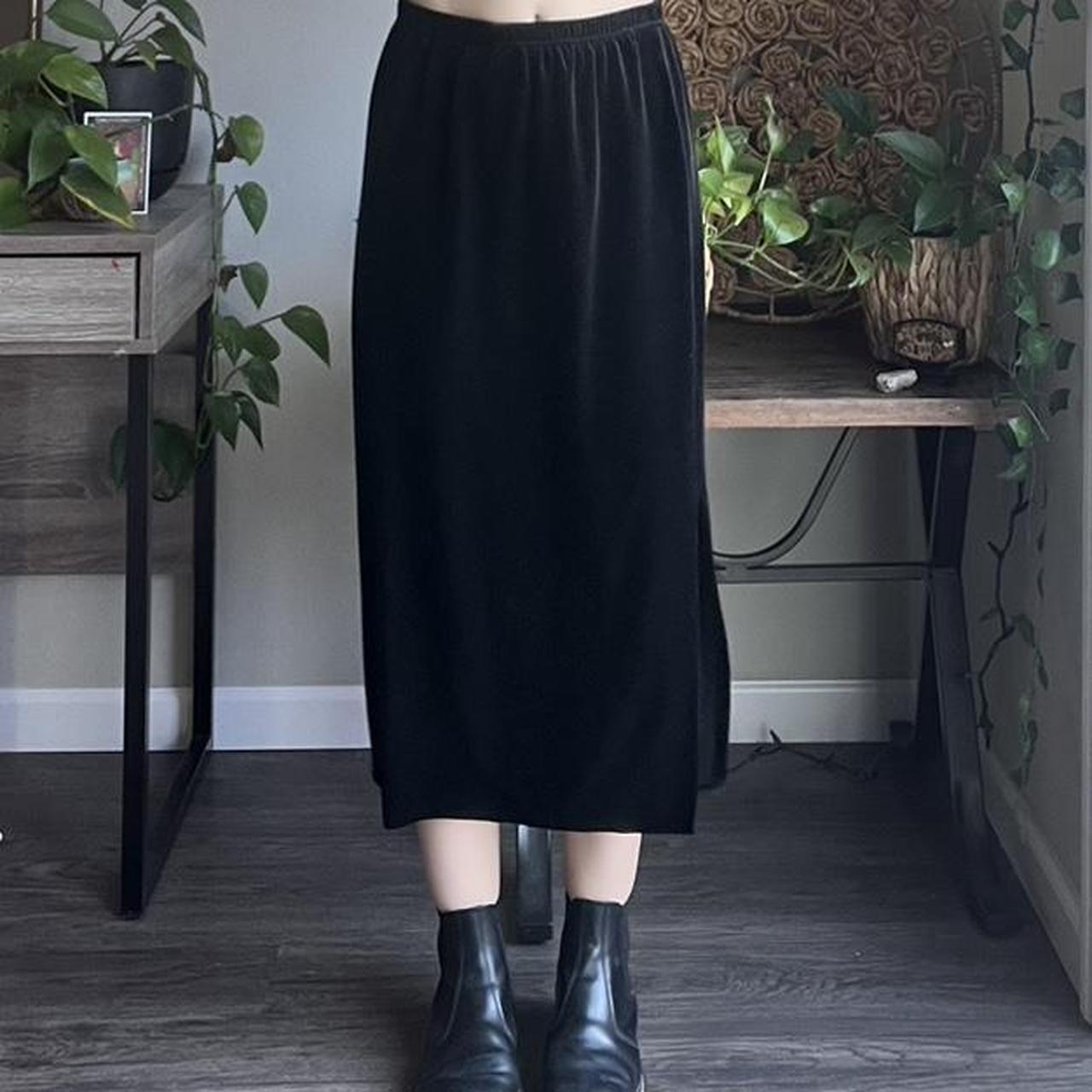 Long black skirt size 24 2025