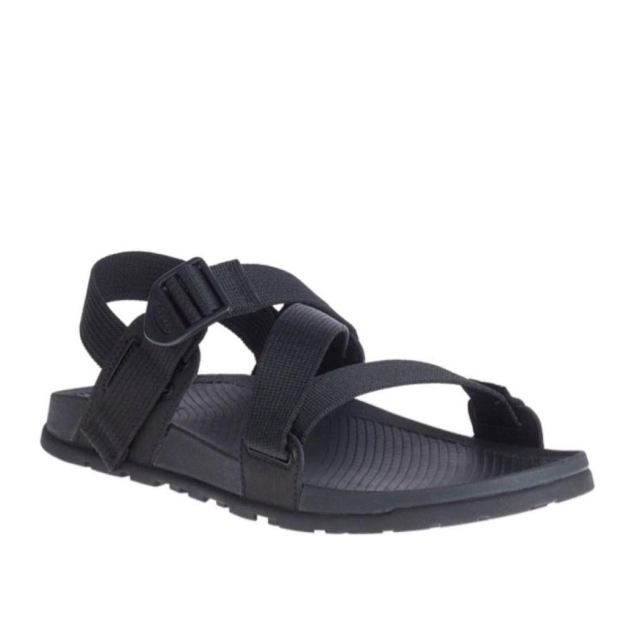 chaco sandals black and white