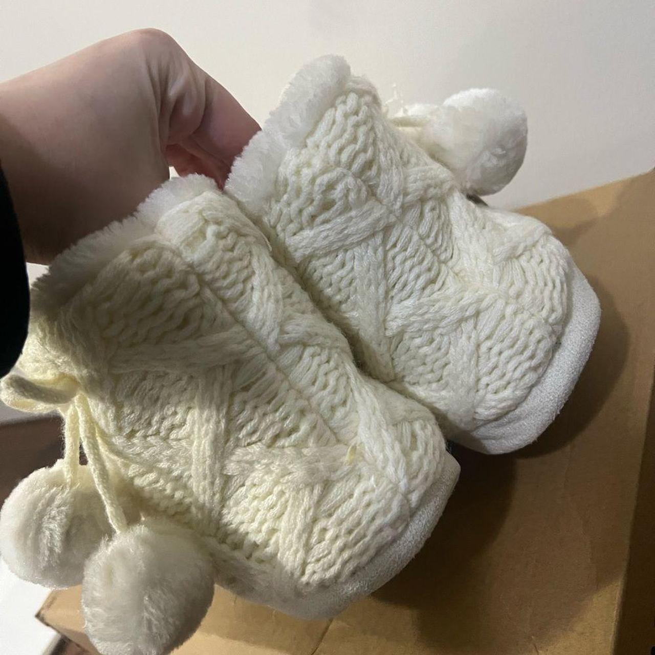 Bearpaw White Palmer Slipper Boots Brand new Never... - Depop