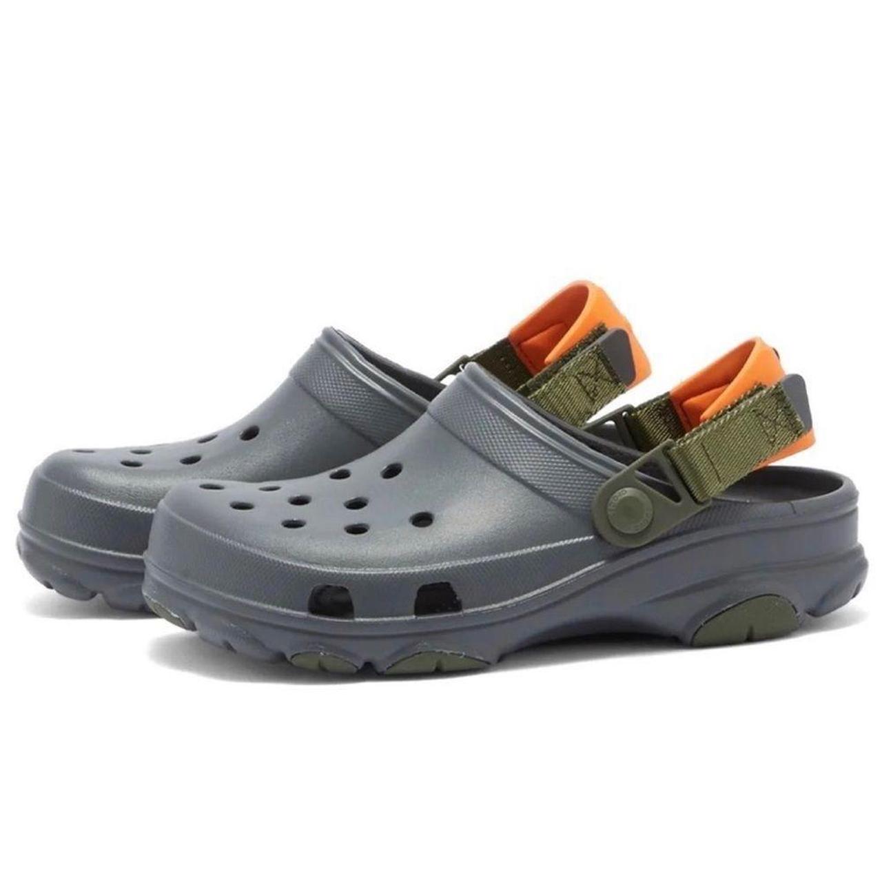 Croc Shoe Charms Jibbitz alphabet letters black grey - Depop