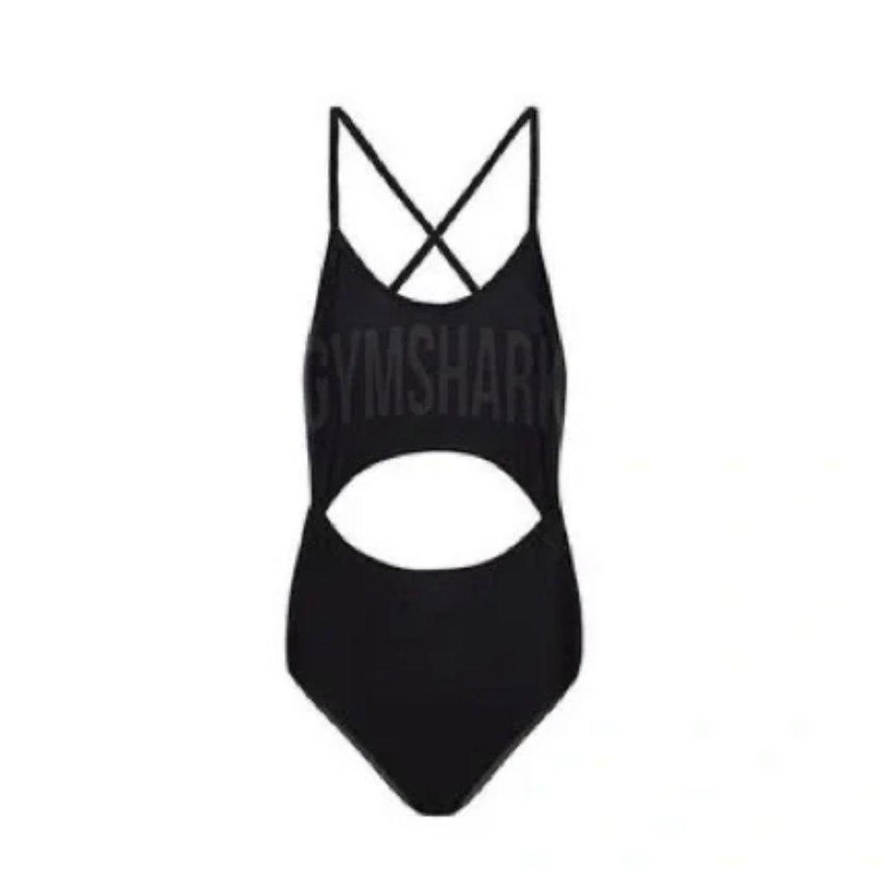 Gymshark Black Expose Cut Out Bathing Suit Preowned... Depop