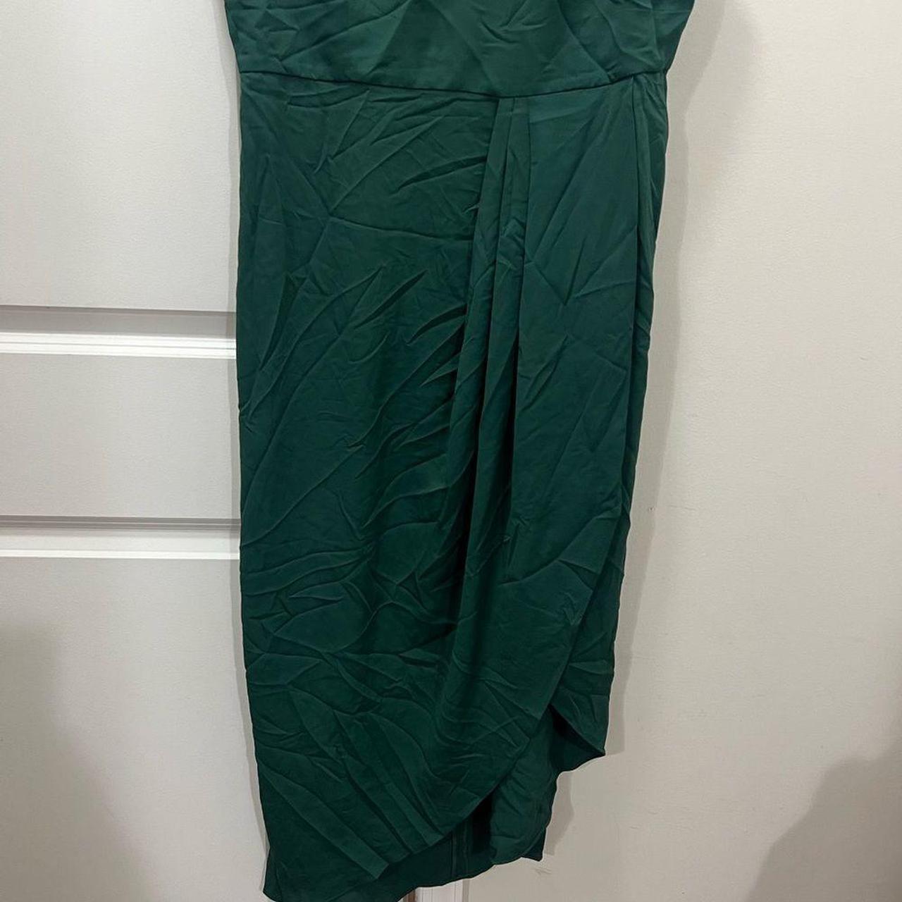 Reinette dark green midi 2024 dress