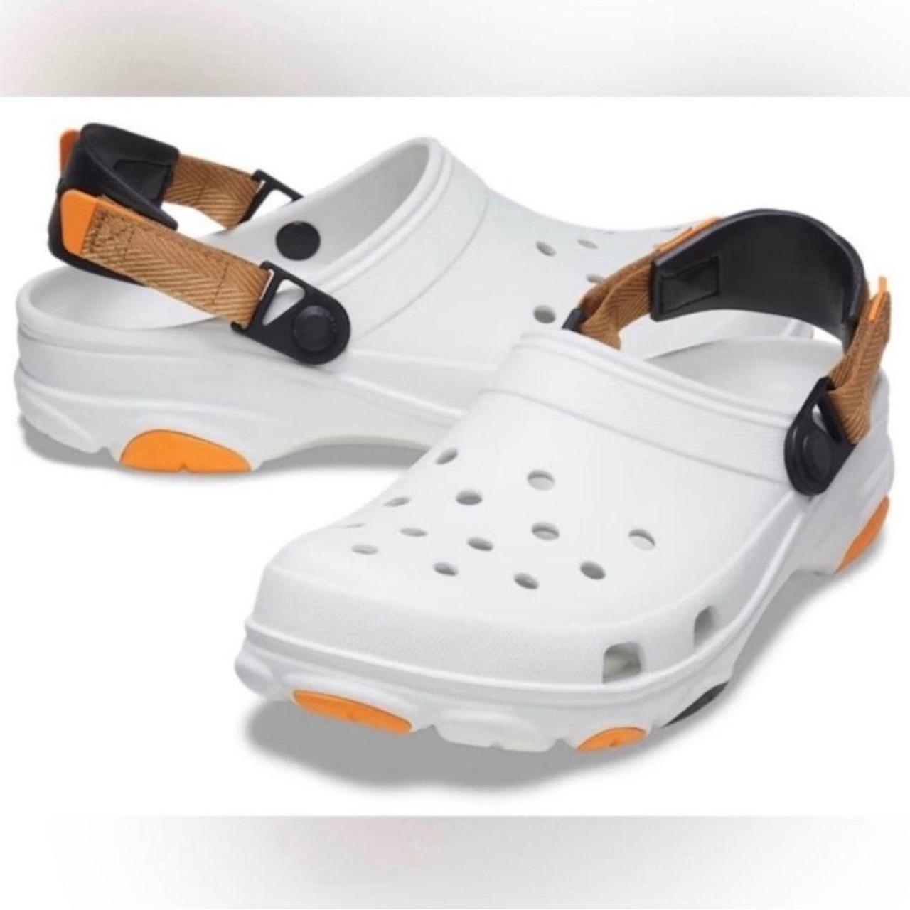 All white cheap clogs