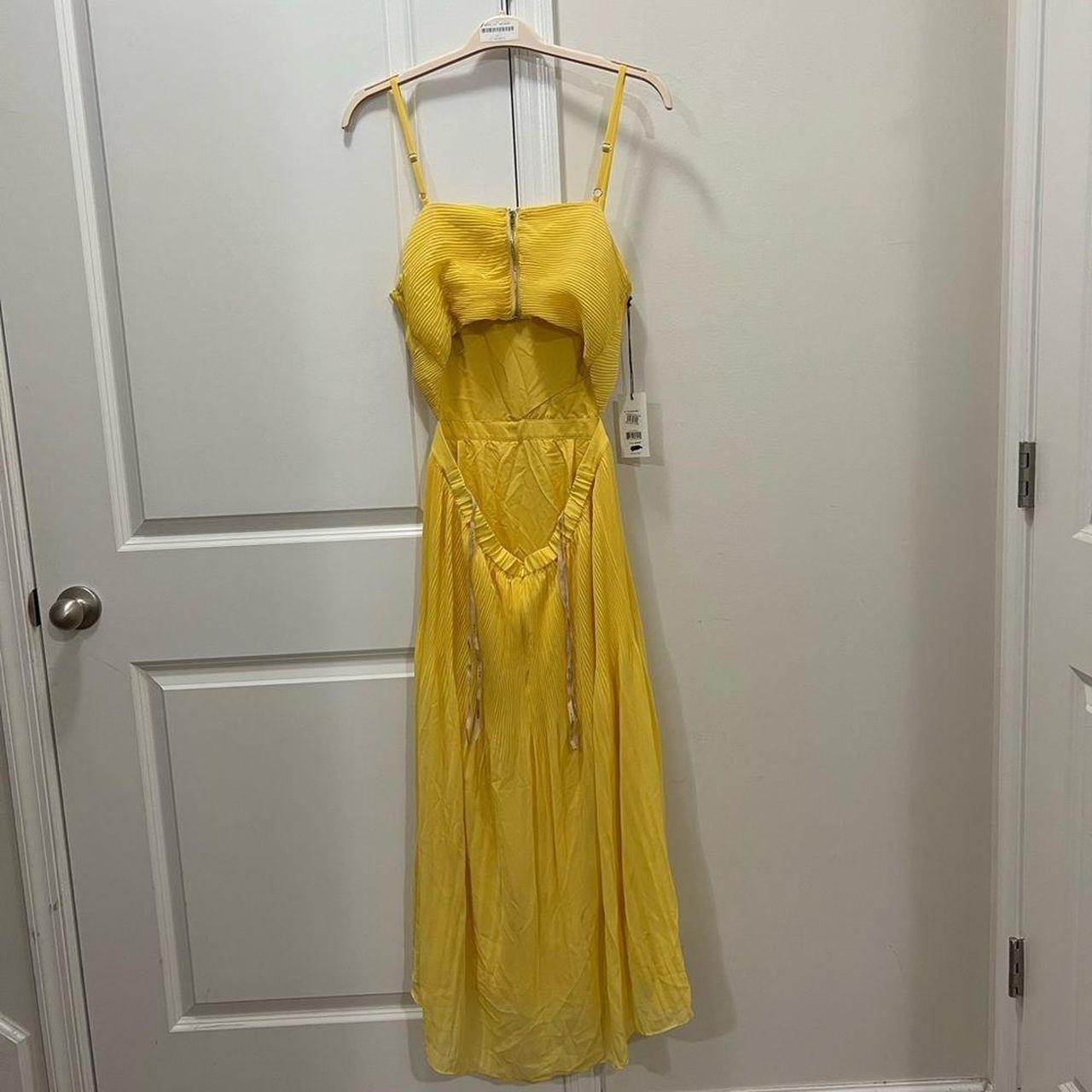 ALI JAY Yellow For The Gram Midi Dress Brand new Depop