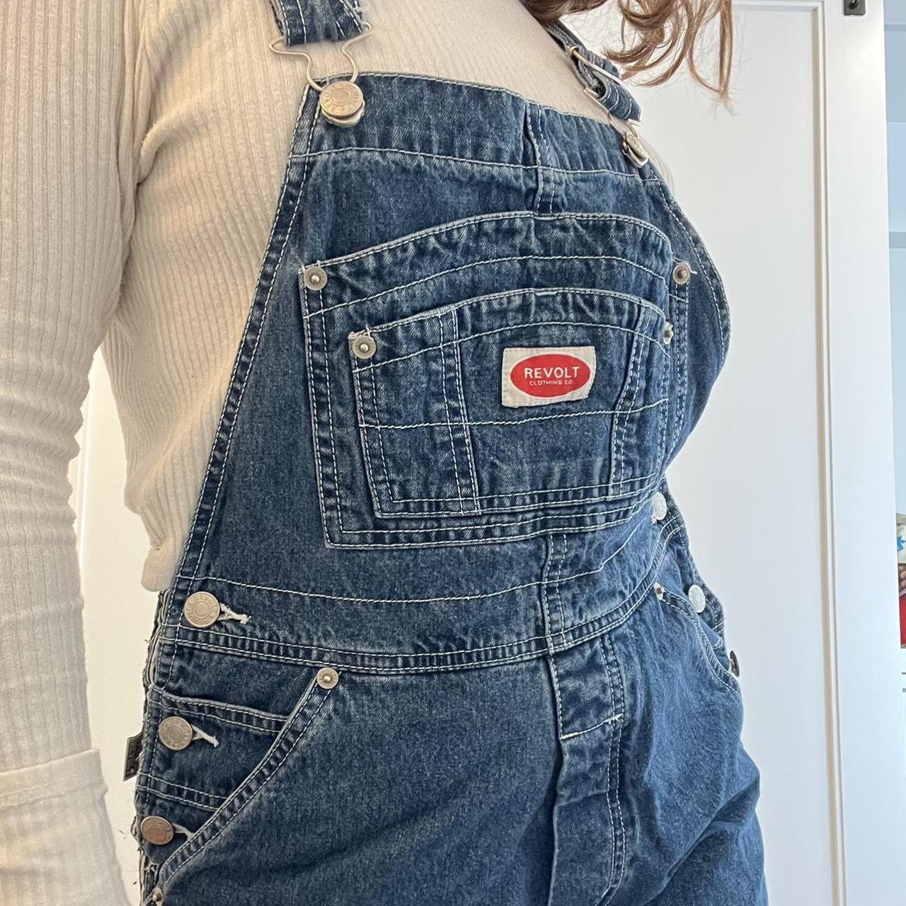 cutest revolt overalls! in prefect condition! Depop
