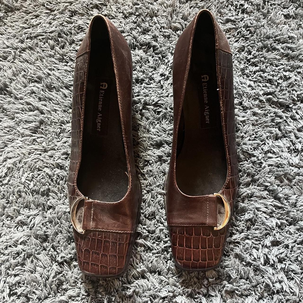 Vintage 80s Etienne Aigner heels amazing unworn Depop