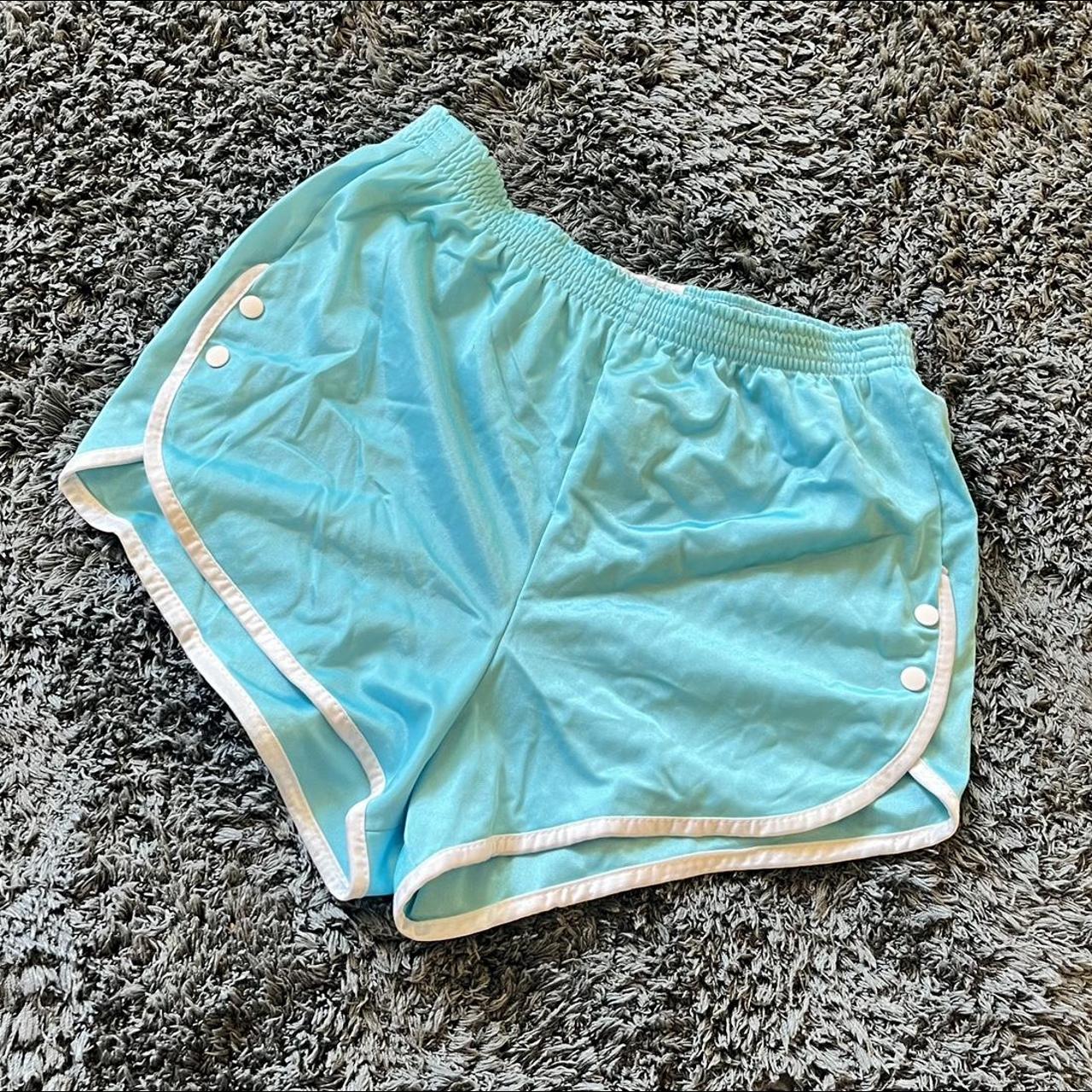 80s roller rink dolphin shorts 💫 marked size medium - Depop