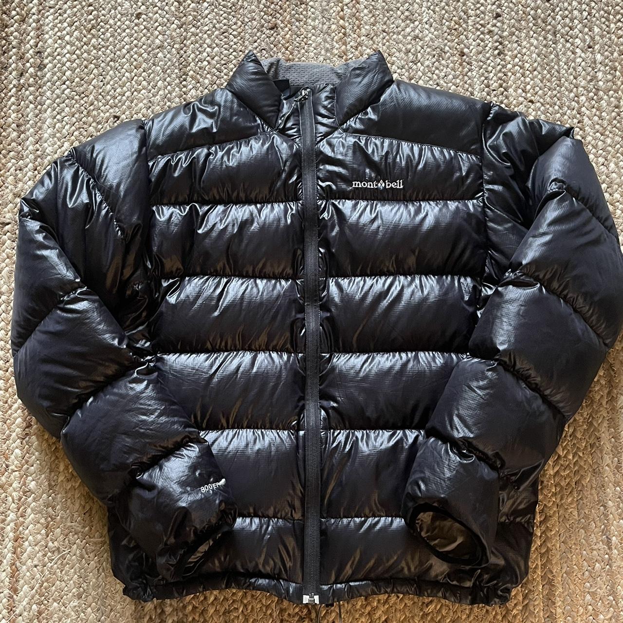 montbell puffer down jacket size medium great... - Depop