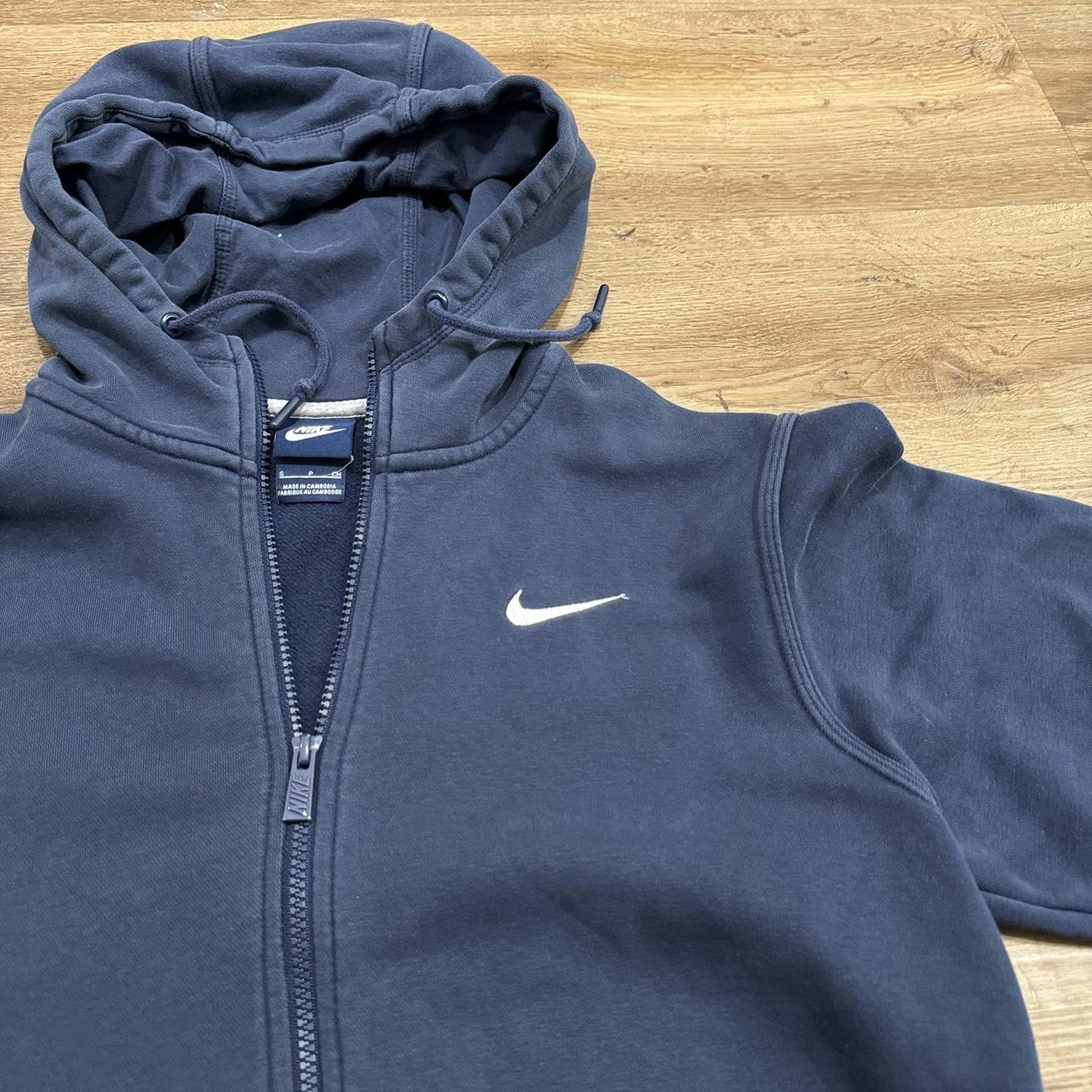 Mens Nike zip up 💙 Single check navy blue color... Depop