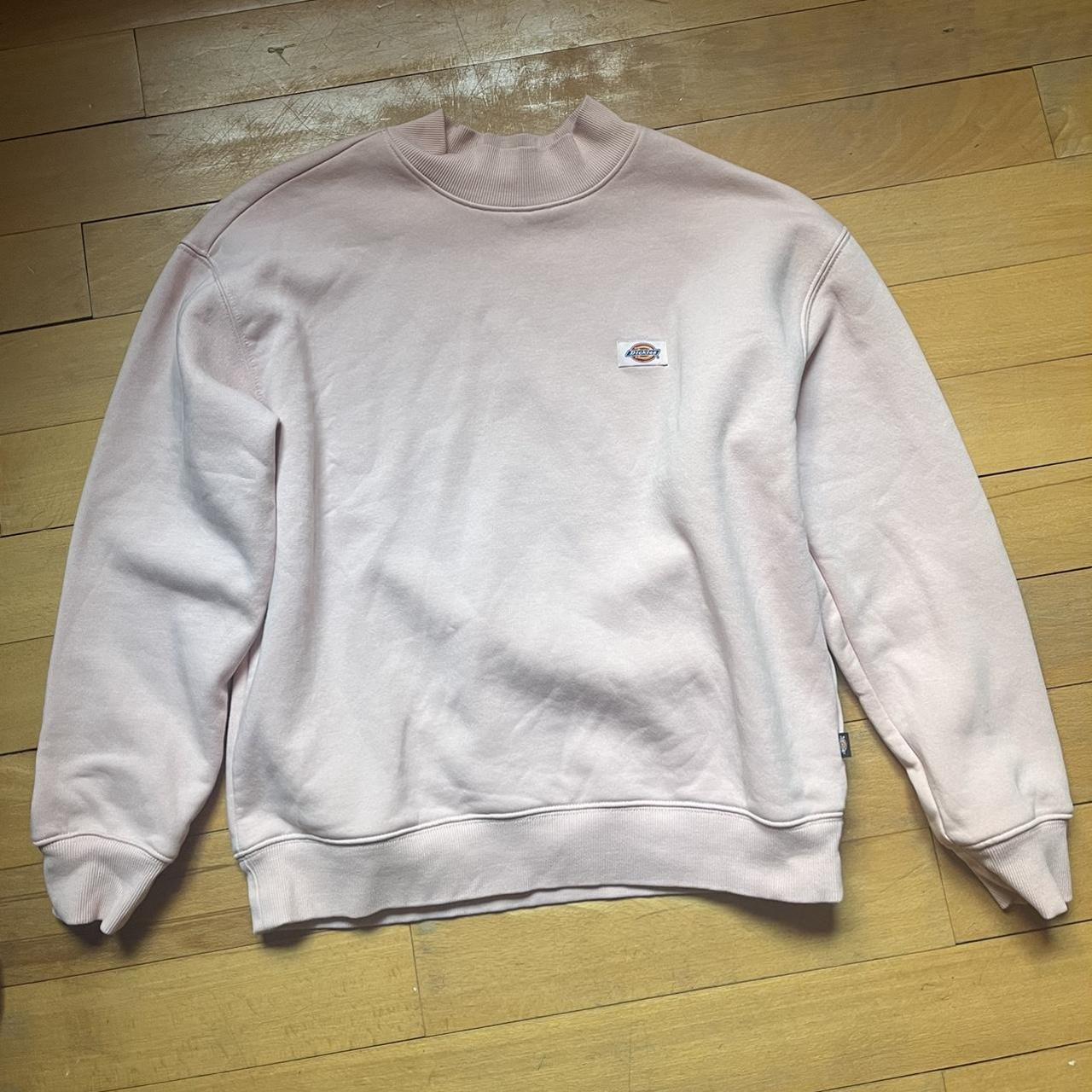 INCREDIBLY CUTE Dickie’s pink pullover sweater.... - Depop