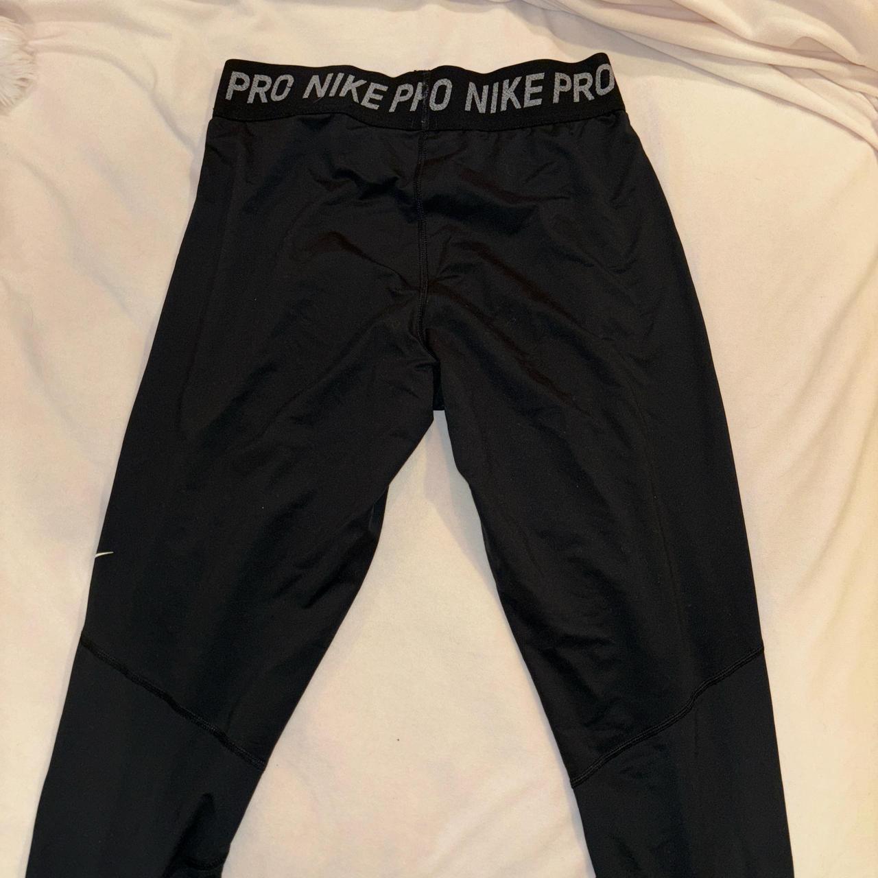 womens nike pro black leggings