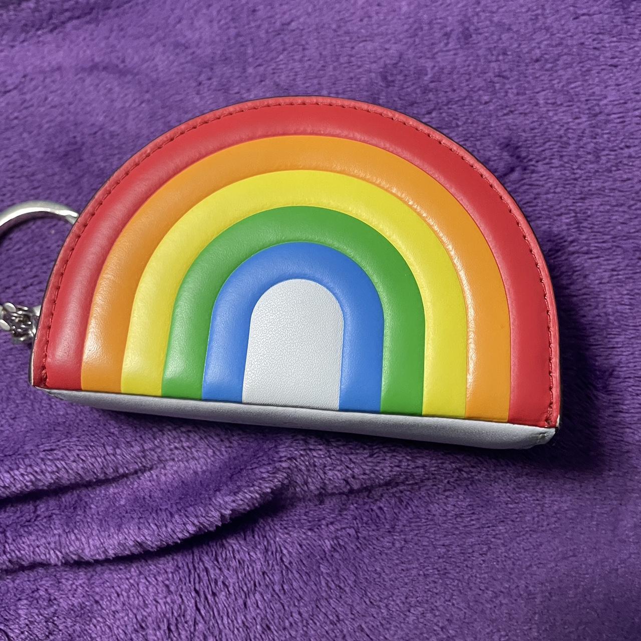 Rainbow 2024 coin purse Kate spade