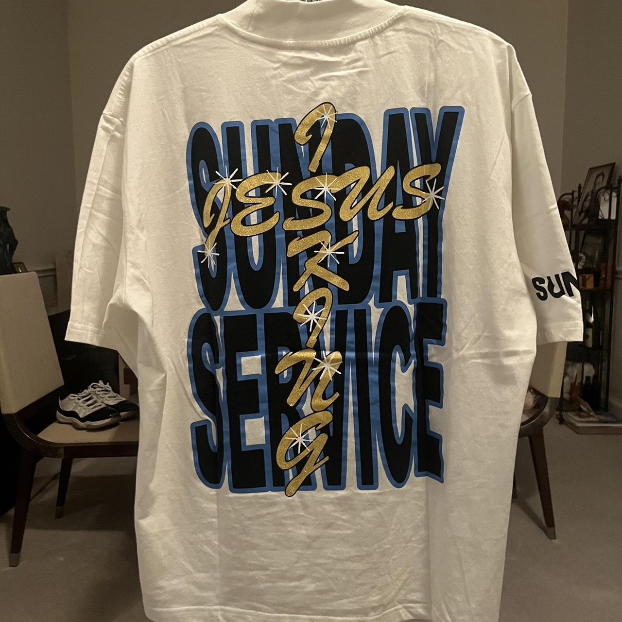 【KANYE WEST】AWGE FOR JIK T-SHIRT Kanye West AWGE for JIK Cross T-Shirt White Men's - FW19 - US