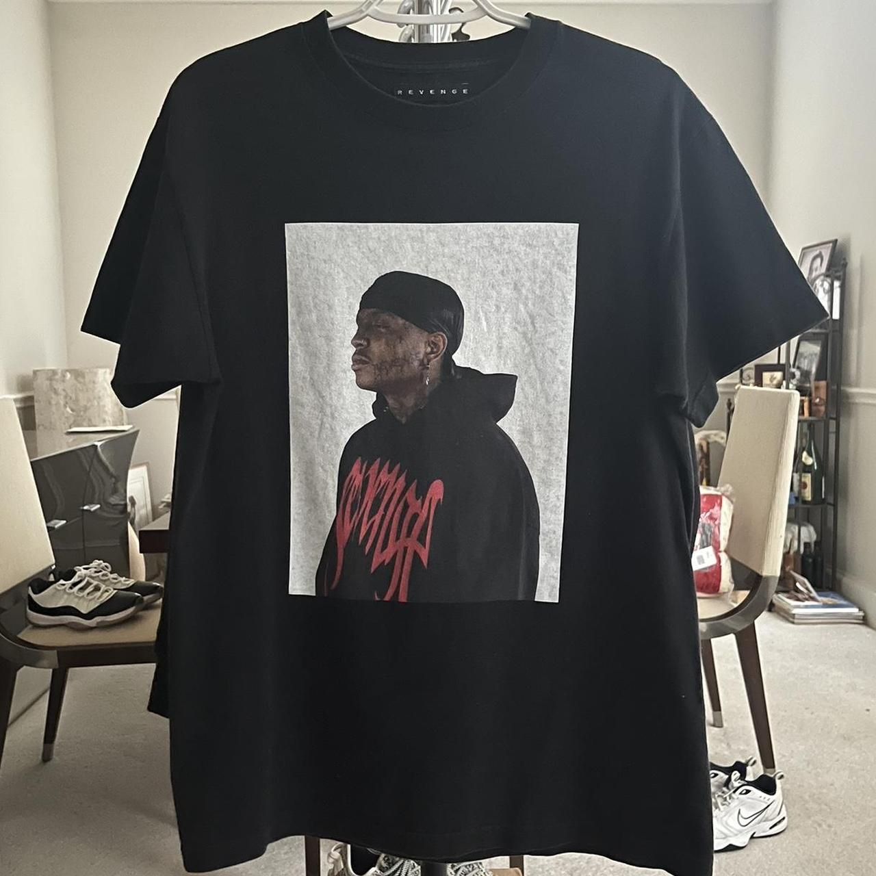 Tシャツ・カットソー Kanye West AWGE for JIK T-Shirt Black Kanye West AWGE For JIK Lightning T-Shirt A$AP | Depop