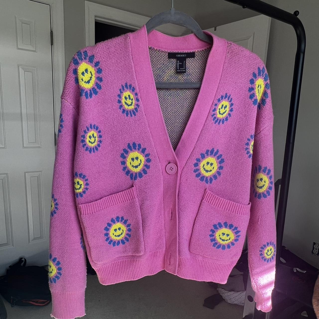 Forever 21 pink clearance cardigan