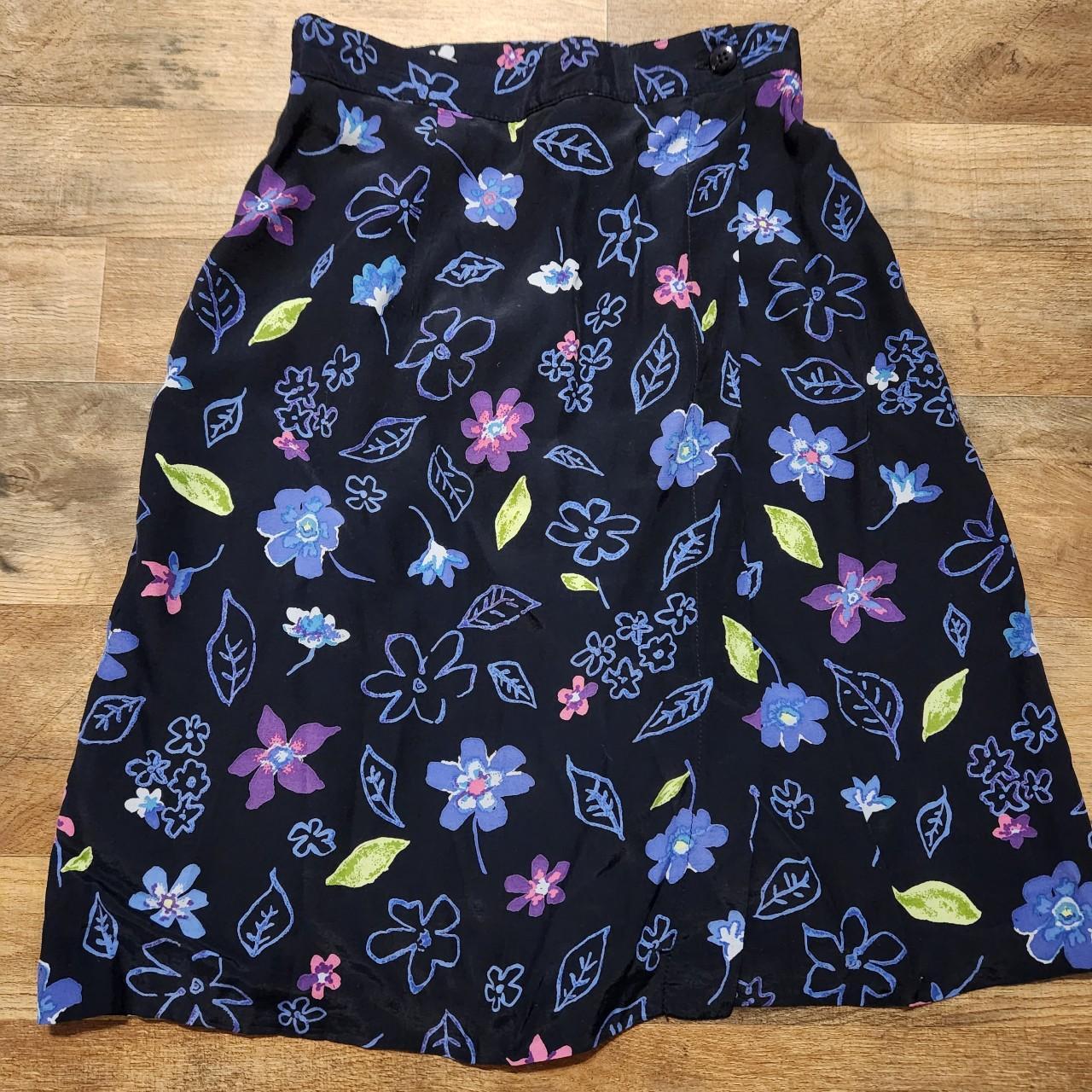 🗣 Ali Miles Skort Vintage 90s-Y2k colorful printed... - Depop