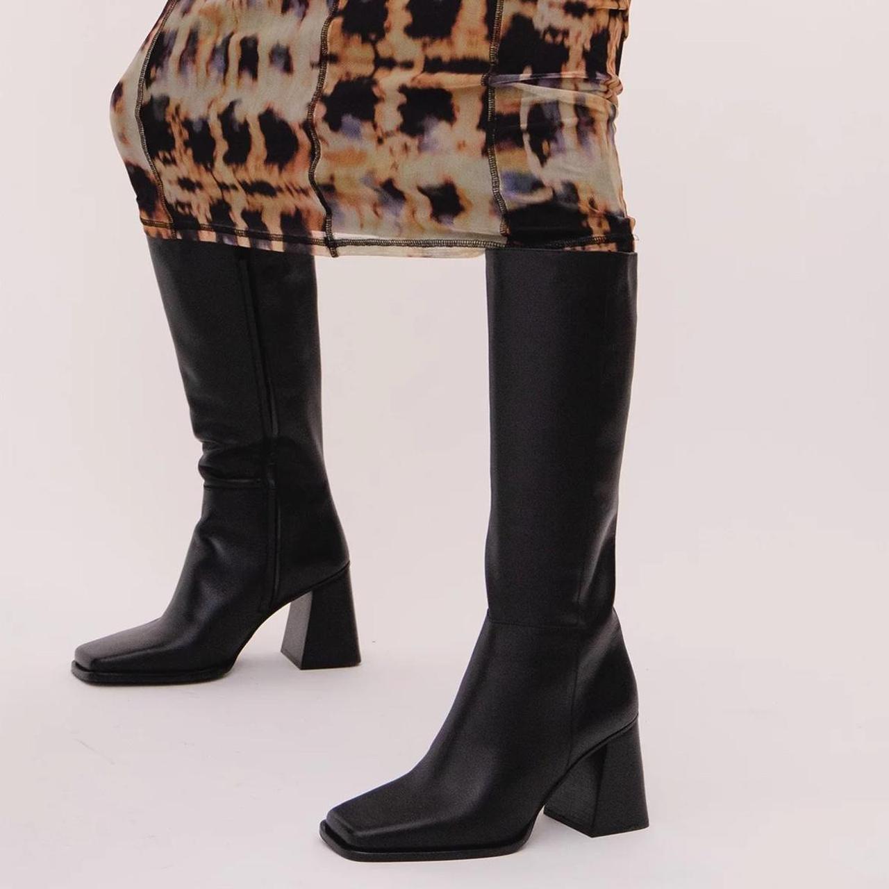 Le Midnight Noir Feners Boots in size 37. Fits a... Depop