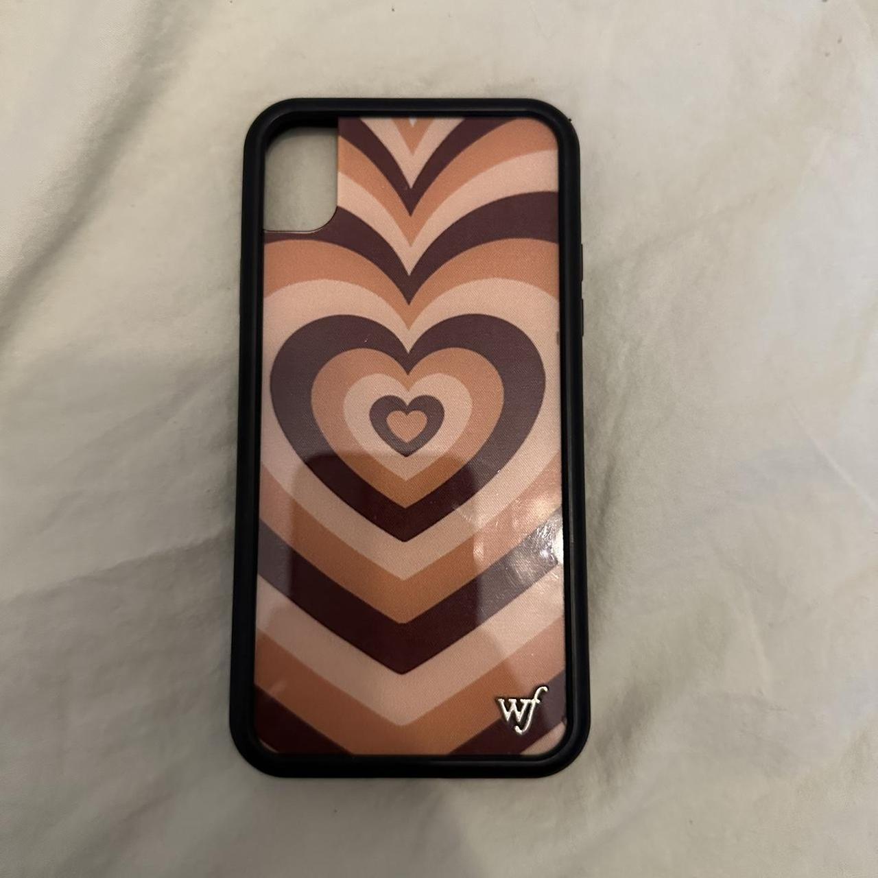 brown heart latte wildflower case iphone xr Depop