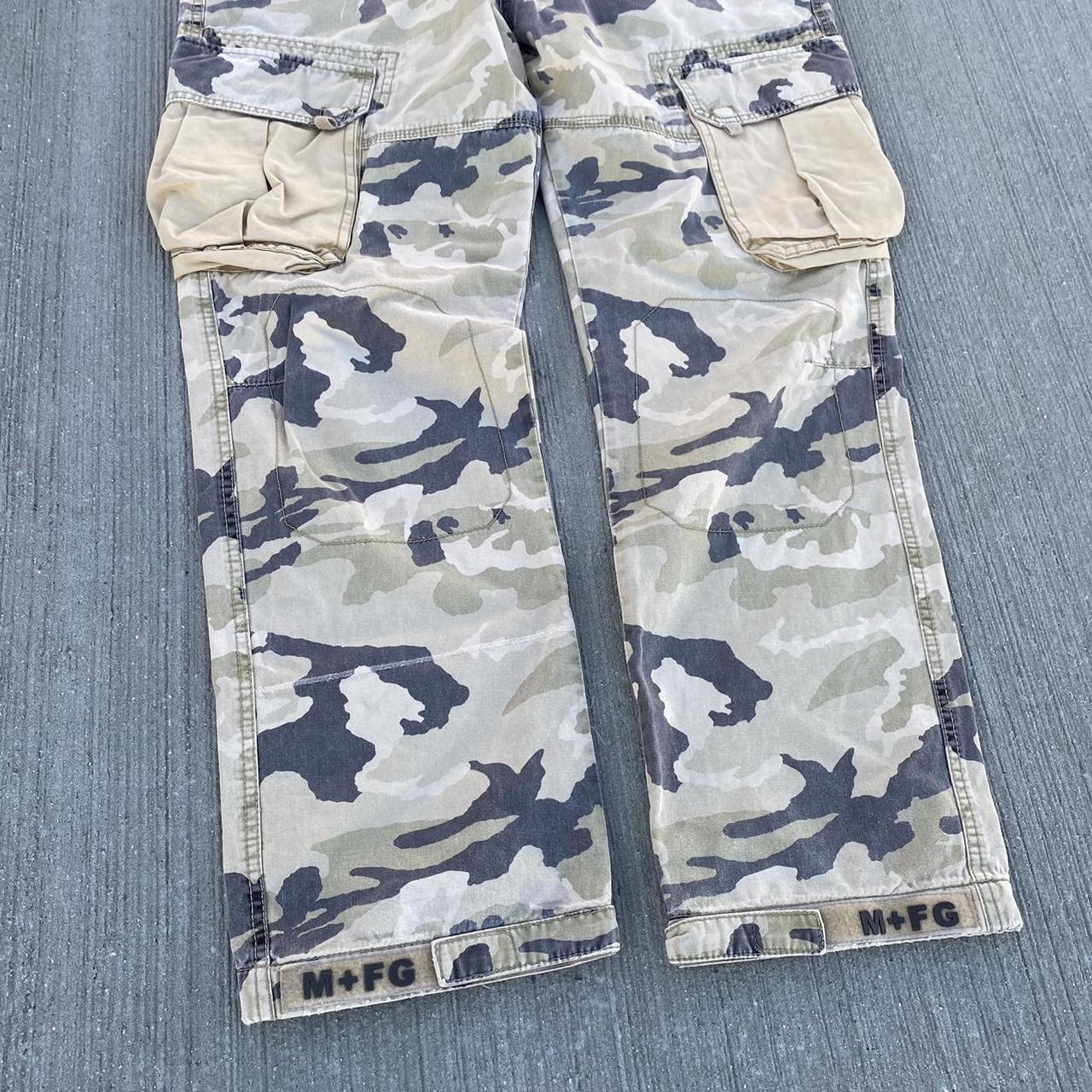 Camouflage pants military style desert camo cargo - Depop