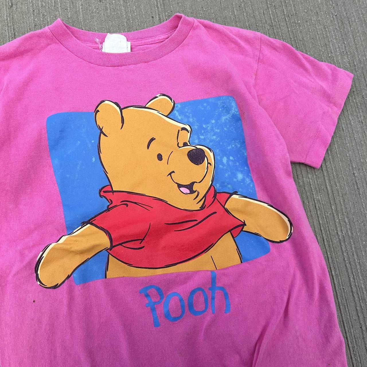 Disney Women's Pink and Blue T-shirt | Depop