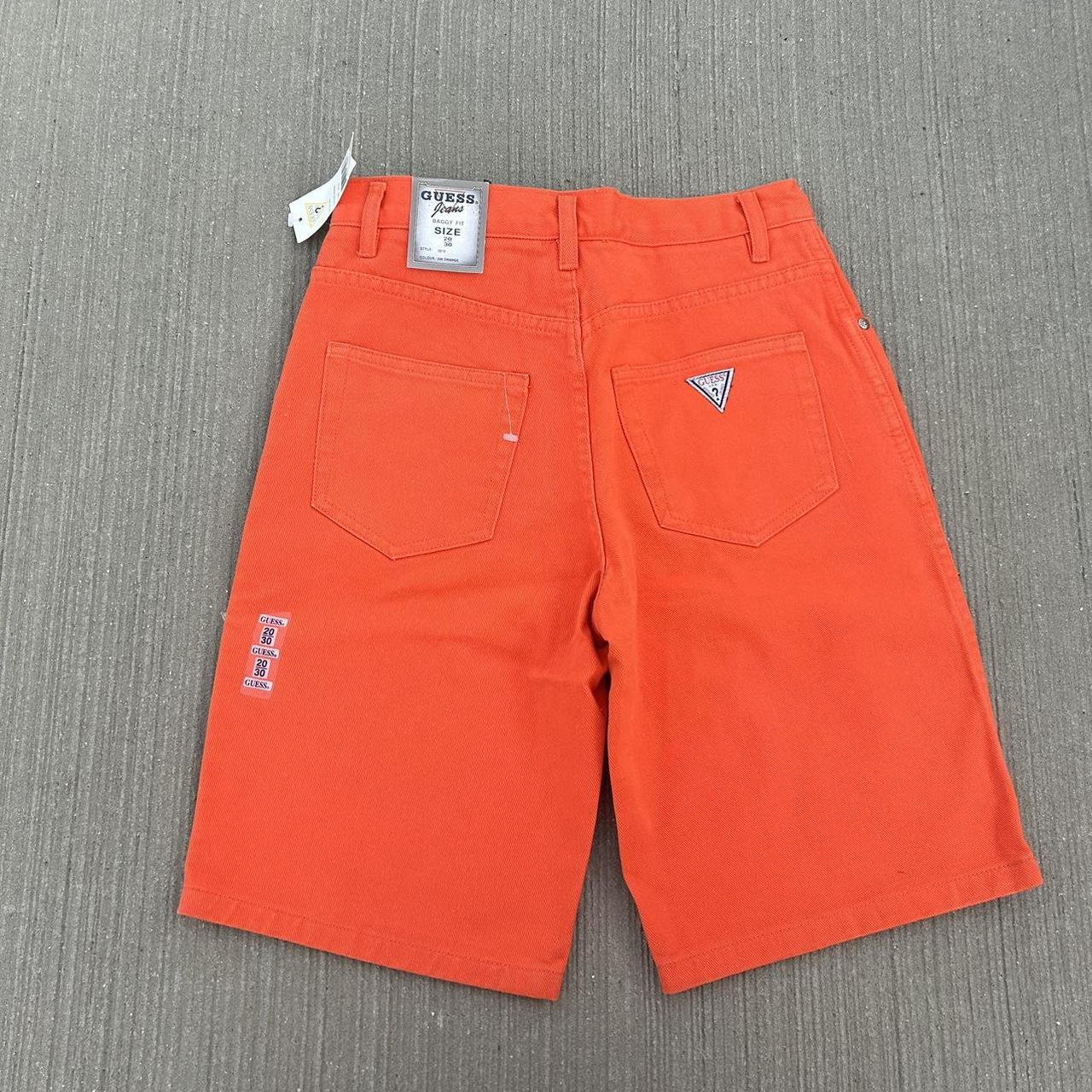 Guess Men's Orange Shorts | Depop