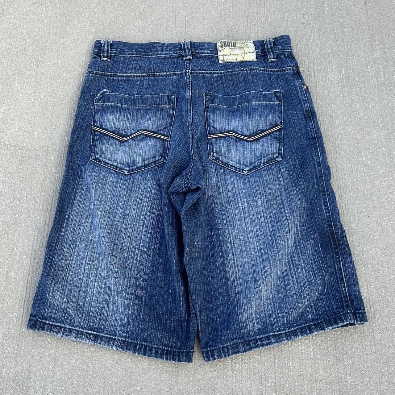 Vintage Baggy Southpoles Y2k Southpole Jorts Wide... - Depop