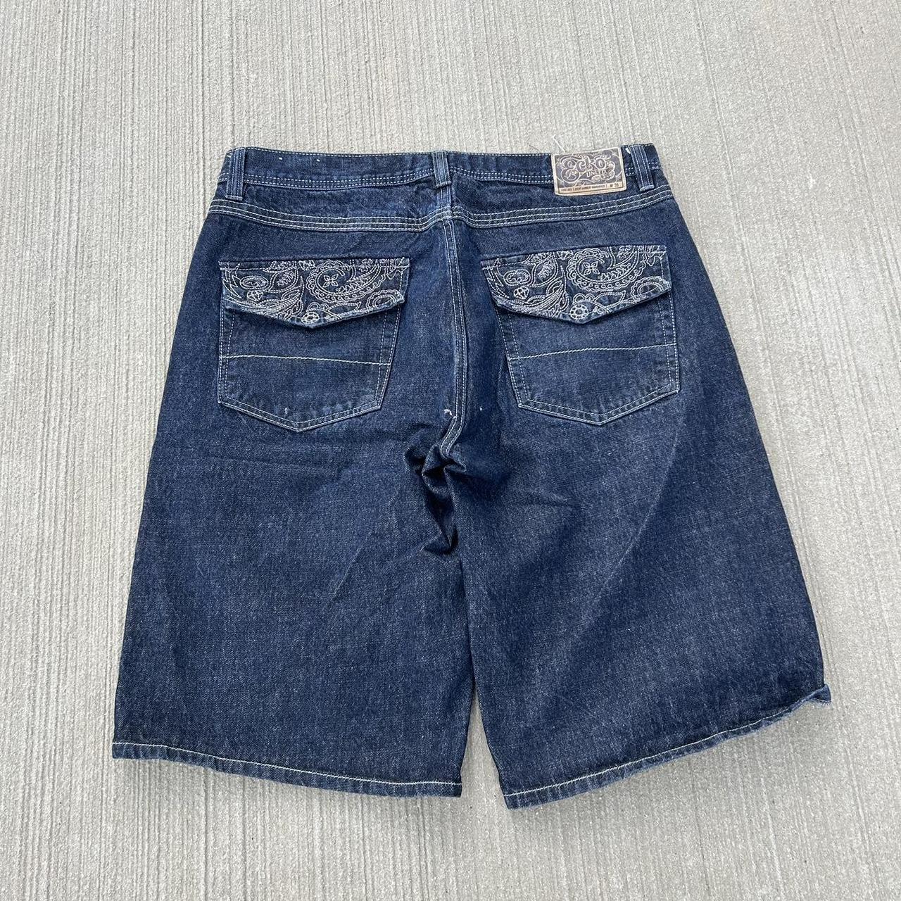 Vintage Ecko Jorts Baggy Wide Leg Shorts... - Depop