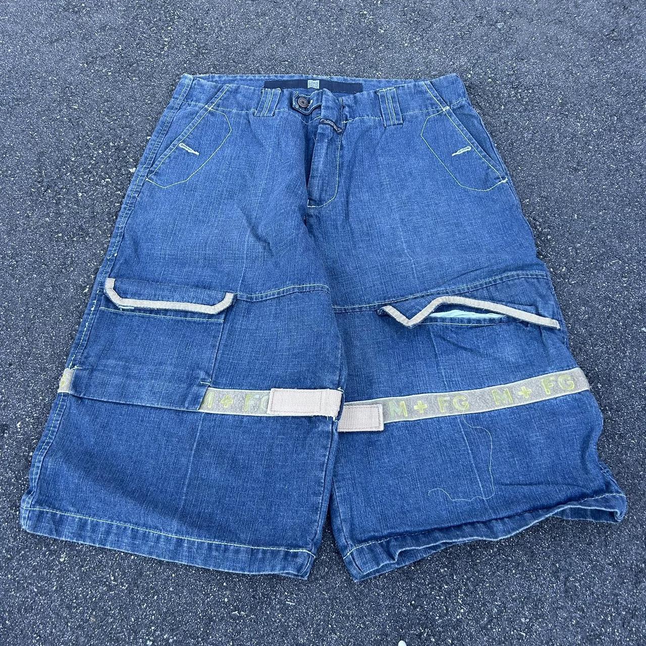 Vintage Girbaud Jorts Y2K Skater Grunge Shorts... - Depop