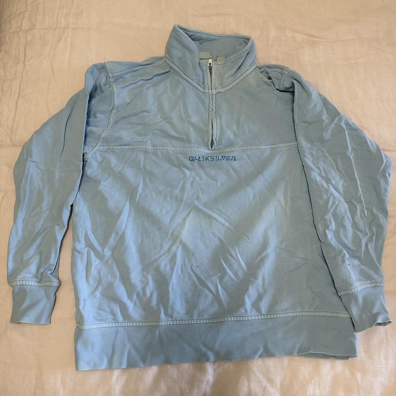 Vintage quicksilver 3 quarter zip - Depop