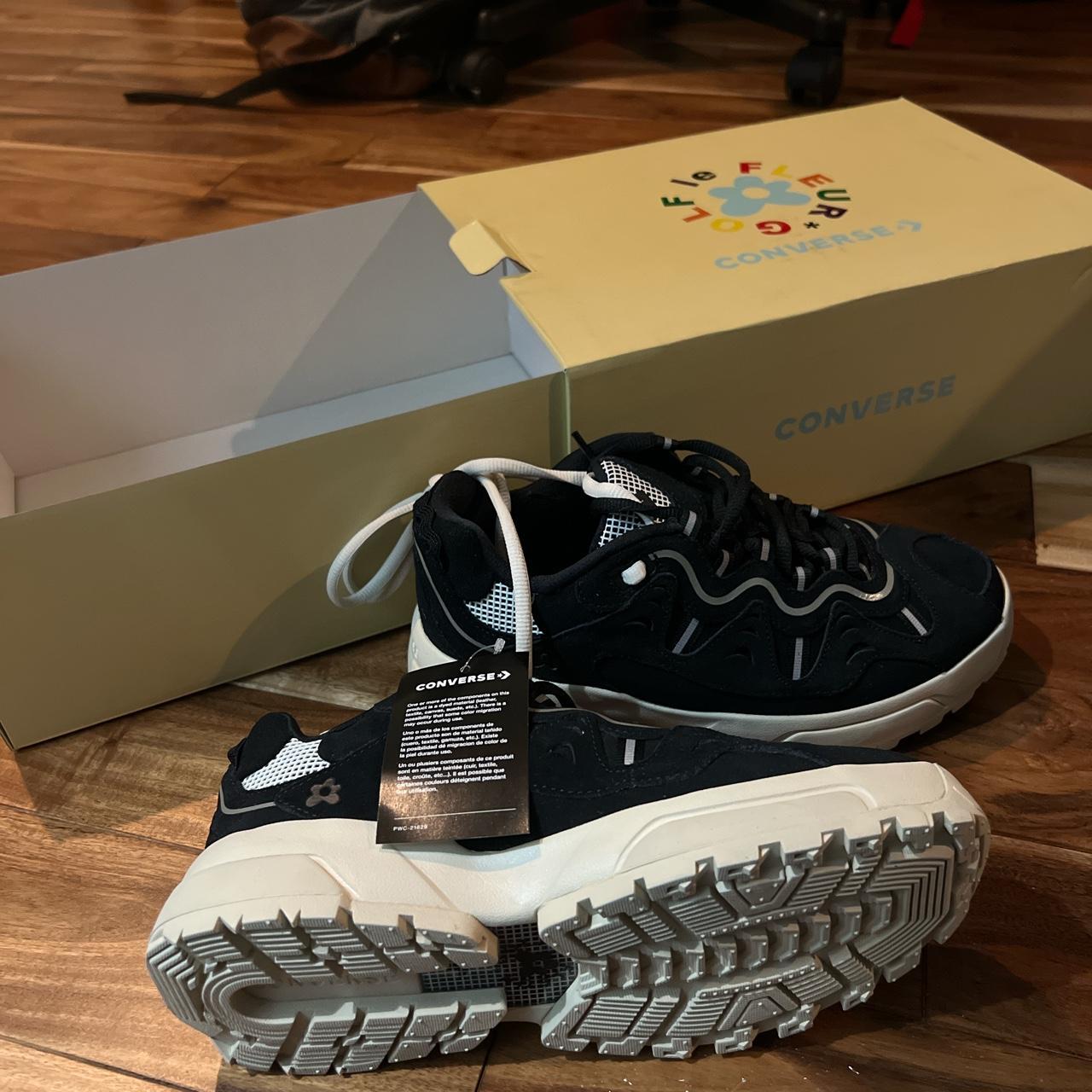 Converse Gianno Golf Le Fleur Black (men 7, women 8.5) Depop