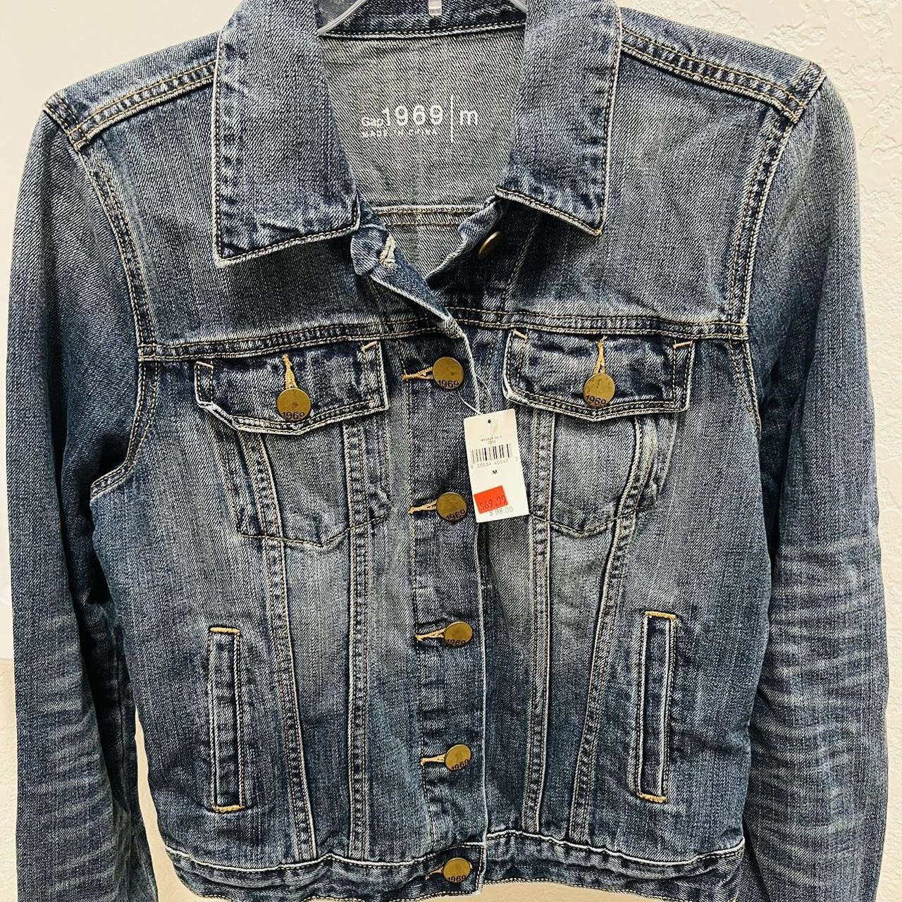 Brand new Gap denim jacket. Relaxed, fitted, and... - Depop