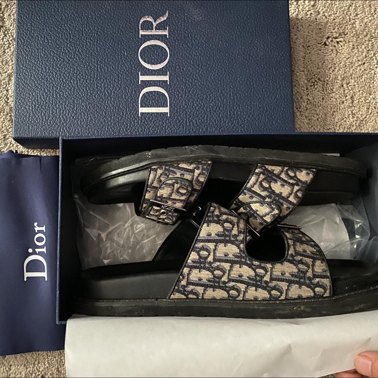 Christian Dior aqua sandals -high quality r3ps... - Depop