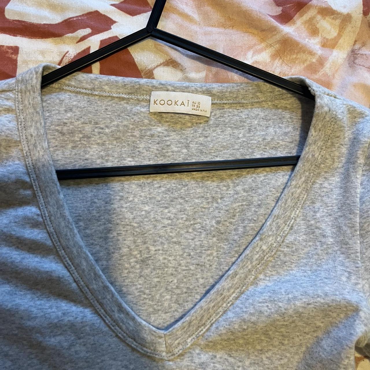 Kookai grey long sleeve, soft and comfortable, great... - Depop