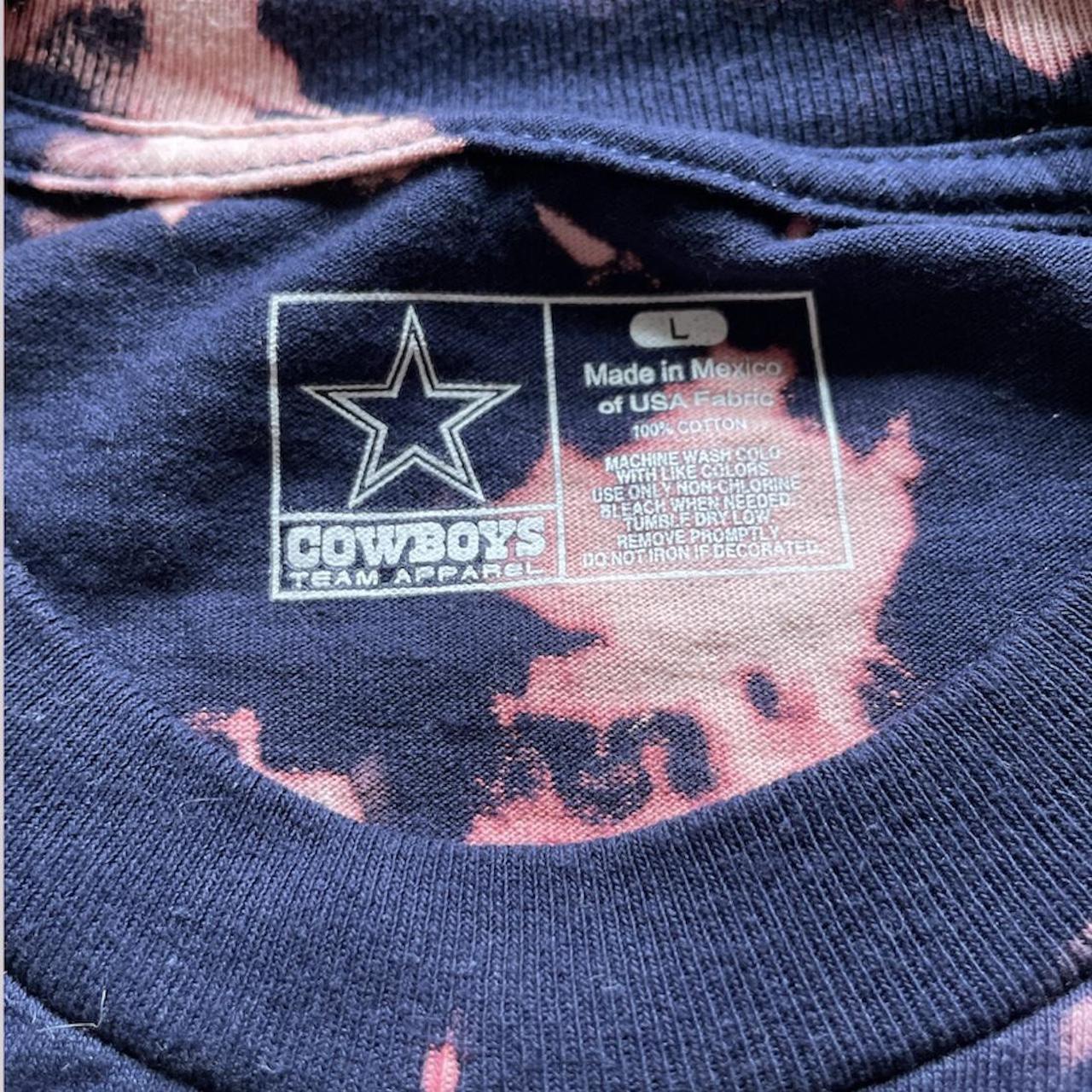 Dallas Cowboys Tie Dye Shirt Size Large NFL Upcycled - Depop