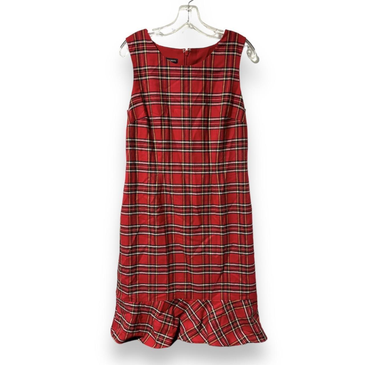 Plaid Pattern Zip Dress Casual Sleeveless Suspender Dress - Temu Canada