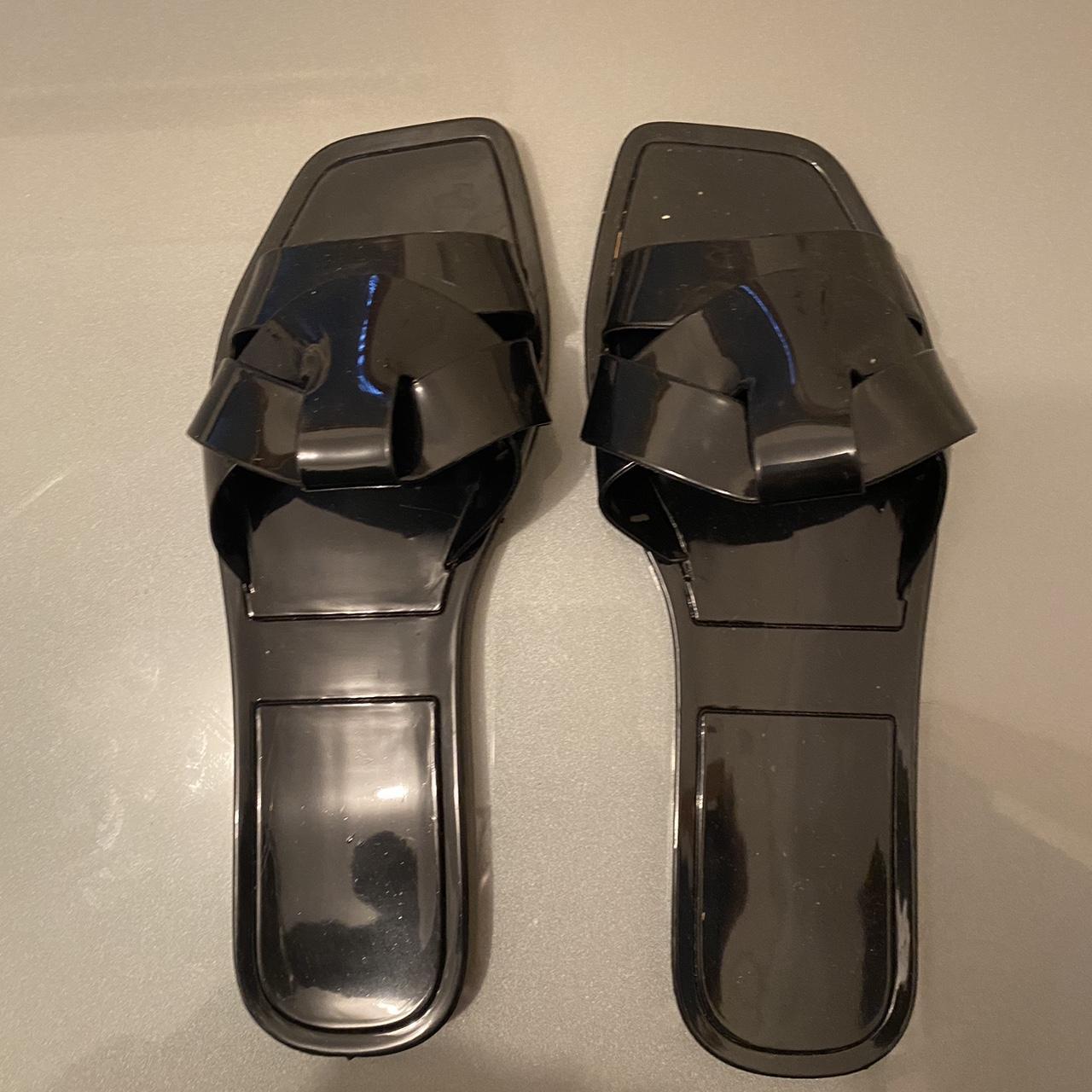 jellypop black sandals