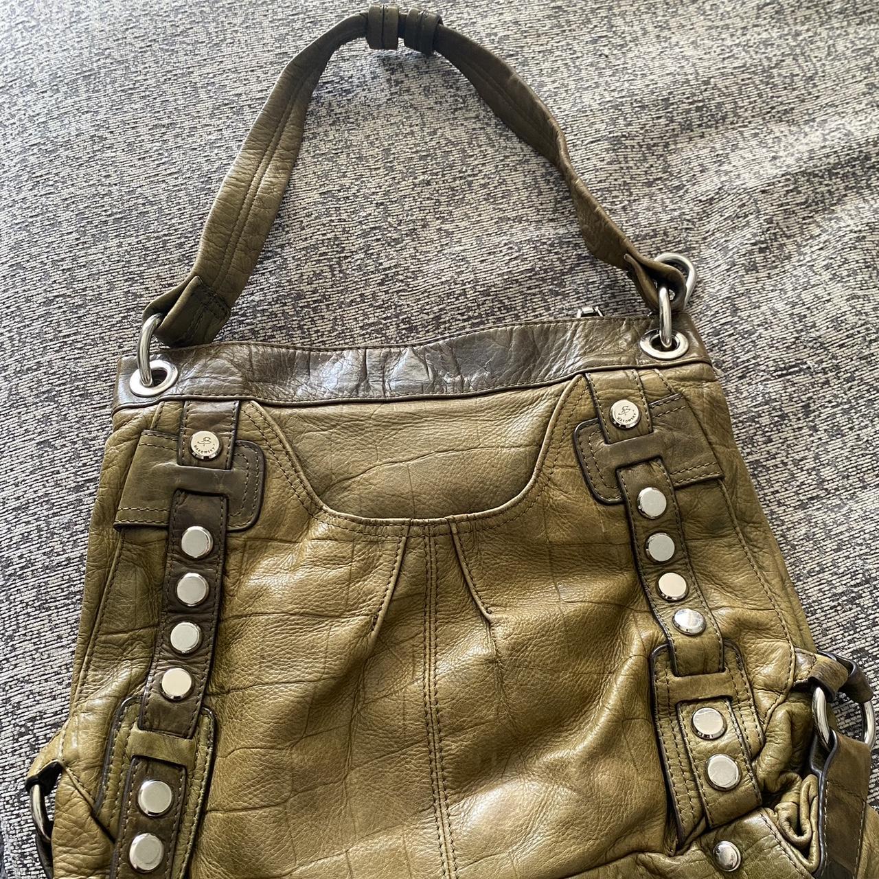 Leather handbag B. Makowsky Black in Leather - 17413104