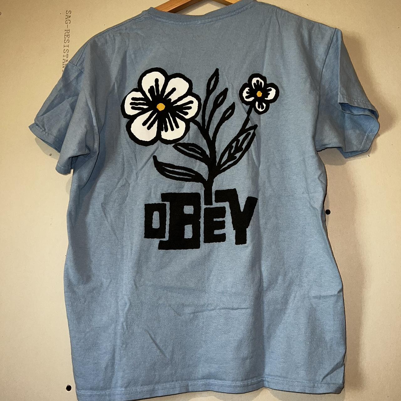 Obey Women's Blue Shirt (2)
