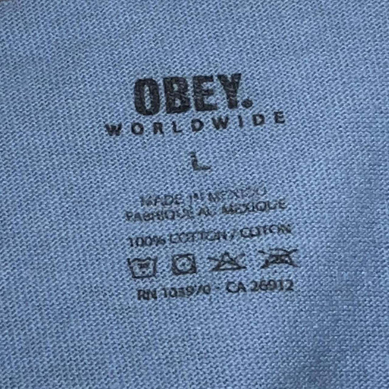 Obey Women's Blue Shirt (3)
