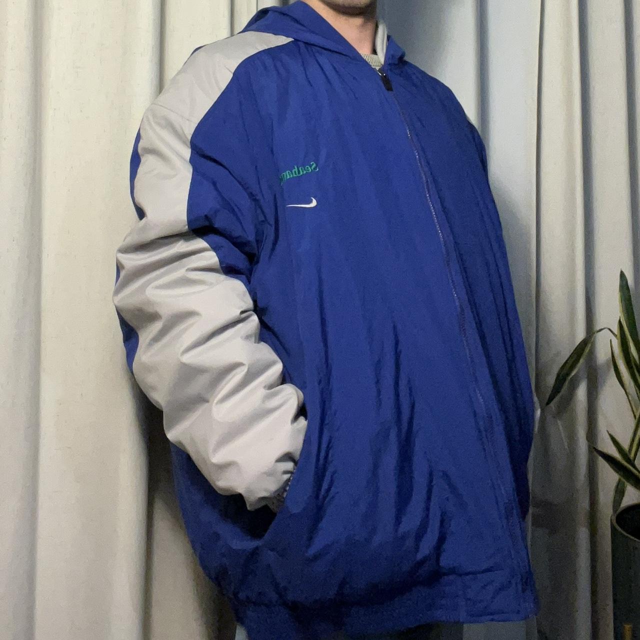 Reversible Seattle Seahawks coat Size xl Has wrist - Depop