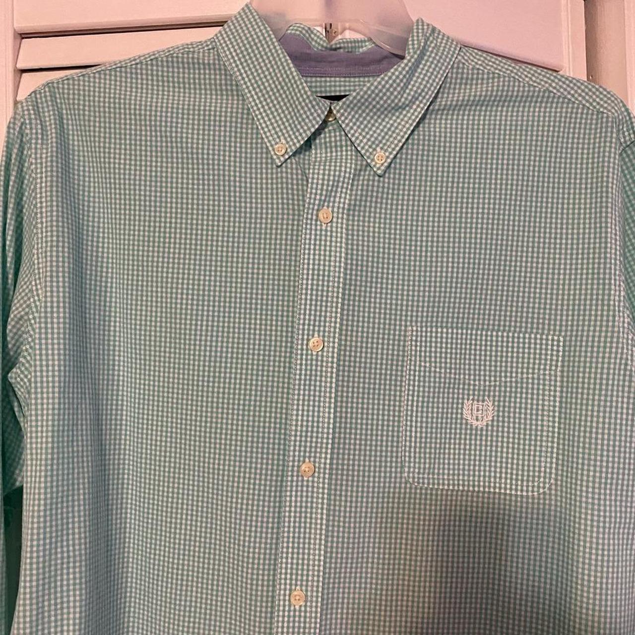 Chaps Men's Shirt - Green/White - XL – Chaps Shir… - image 5