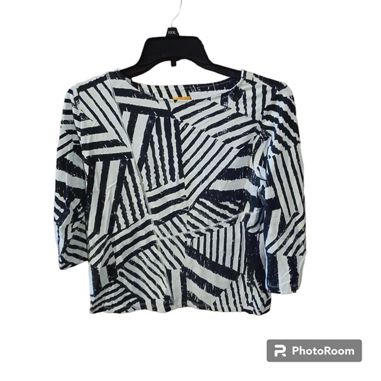 Ruby Rd. Women's Blouse - White/Black - L – Ruby … - image 1