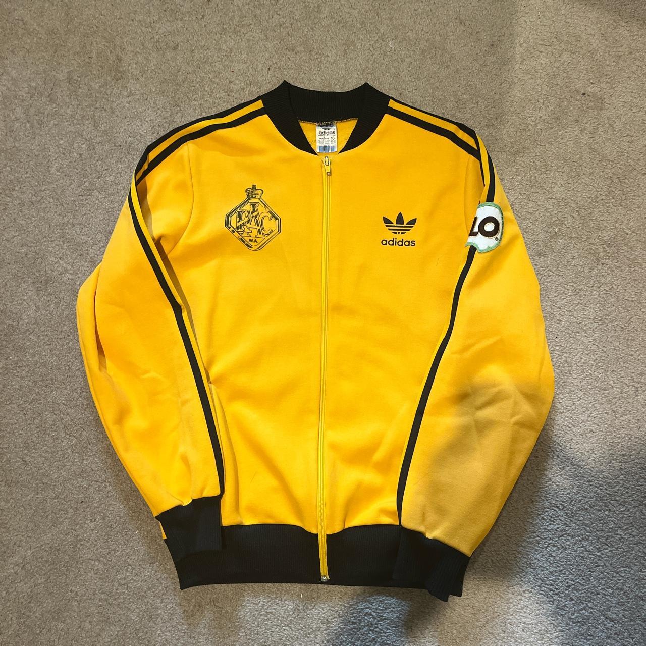 Vintage late 70s early 80s adidas tracksuit jacket,... - Depop