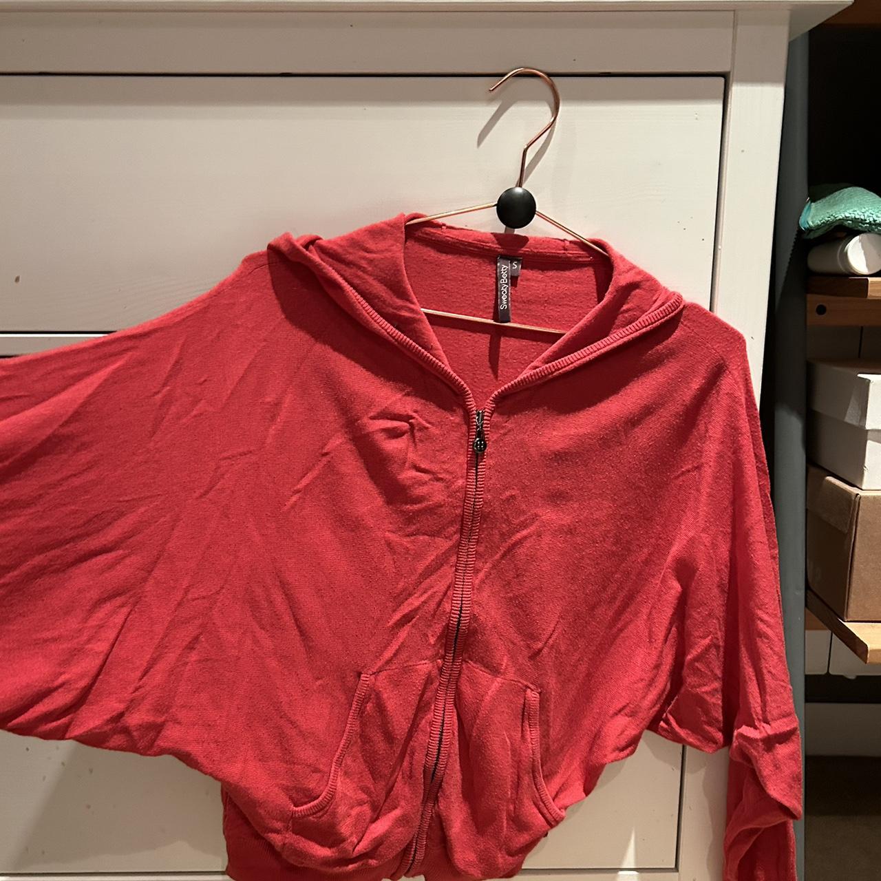 Sweaty Betty Women's Red Hoodie | Depop