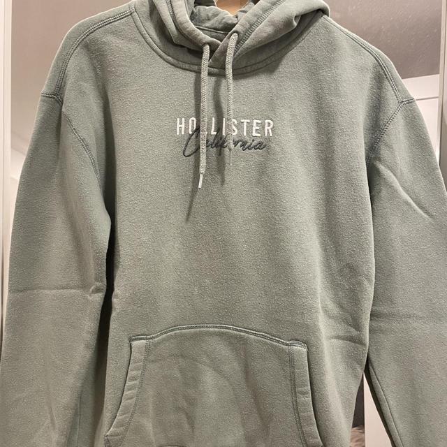 Small Hollister lake green hoodie Small Hollister Depop