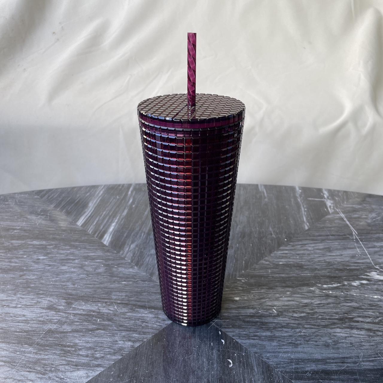 Starbucks Burgandy Grid Tumbler buy / Cup