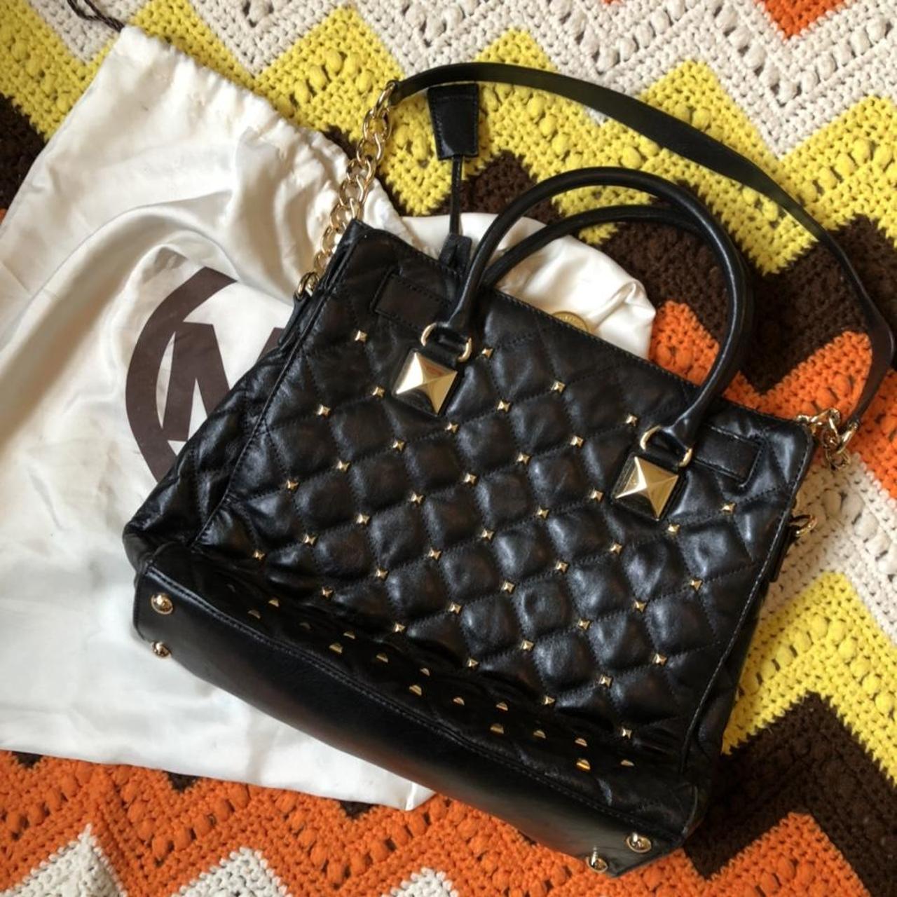 Michael Kors Hamilton tote bag black soft leather - Depop