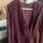 Alden women's purple and burgundy blouse
